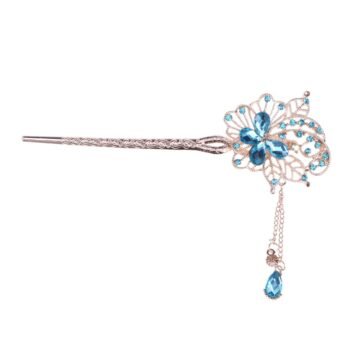 Hair Chopstickes Womens Barrettes for Hair Classic Flower Hair Sticks  Metal Hair Pin Bulk Long